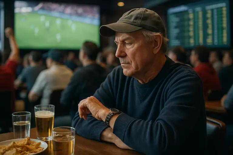 Live football odds board with a trader reviewing changing market prices