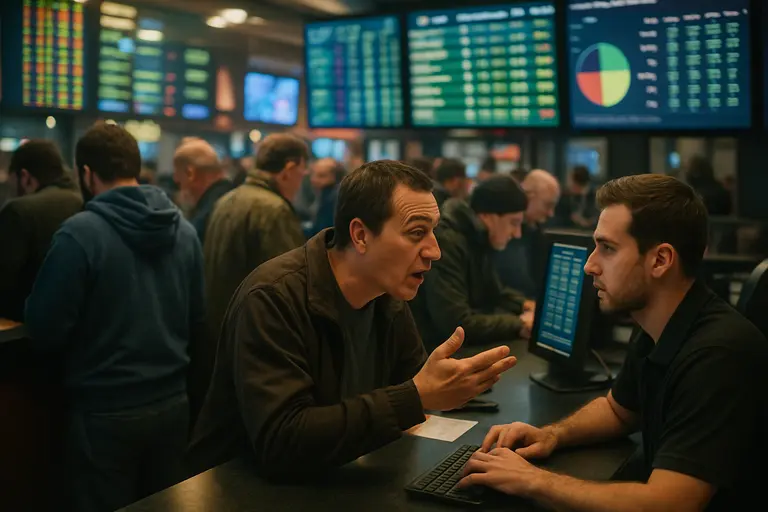 Multiple sportsbook market screens compared on a desktop workstation